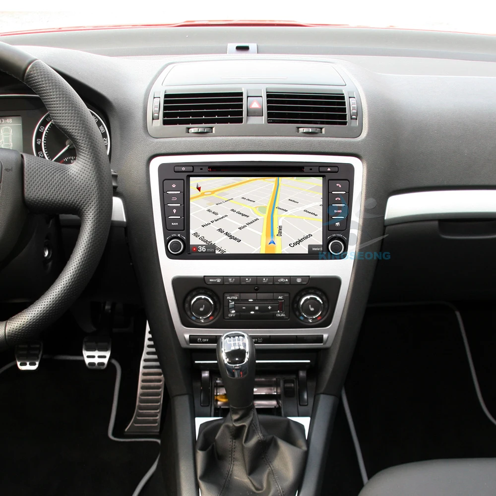 Восьмиядерный Android 6 0 Автомобильный DVD GPS Авторадио для SKODA OCTAVIA 2009 2012 CD