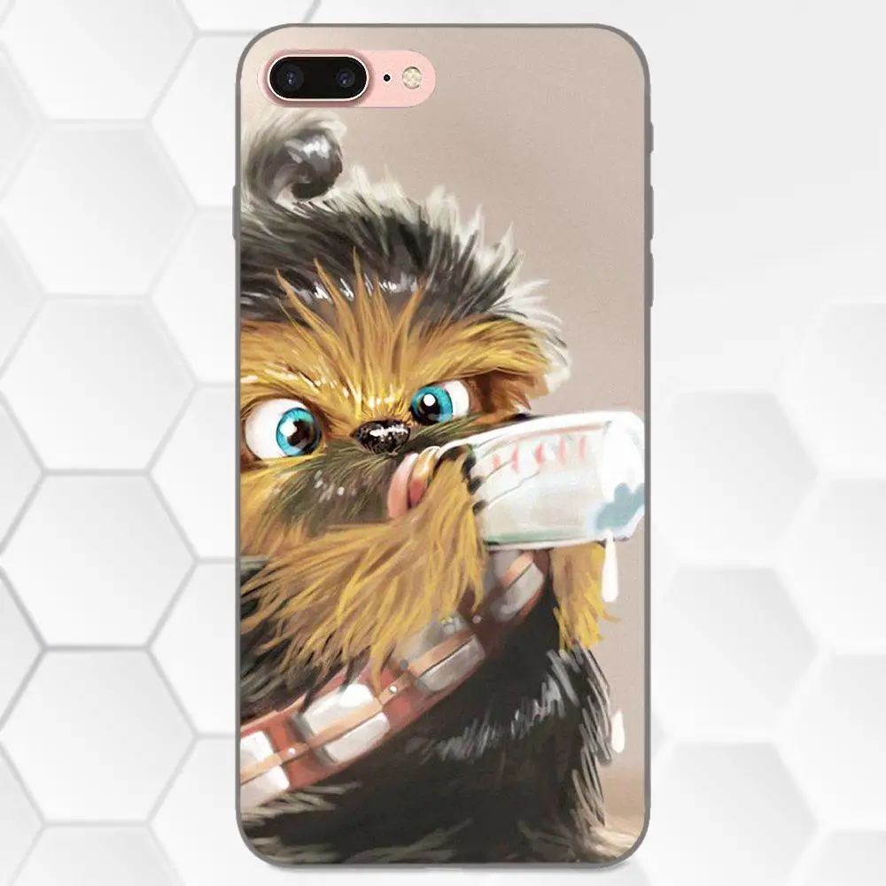 Soft Silicone TPU Black Skin Paintin Chewbacca For Xiaomi Mi Mix Max Note 2 2S 3 5X 6 8 SE A1 Play F1 | Мобильные телефоны и