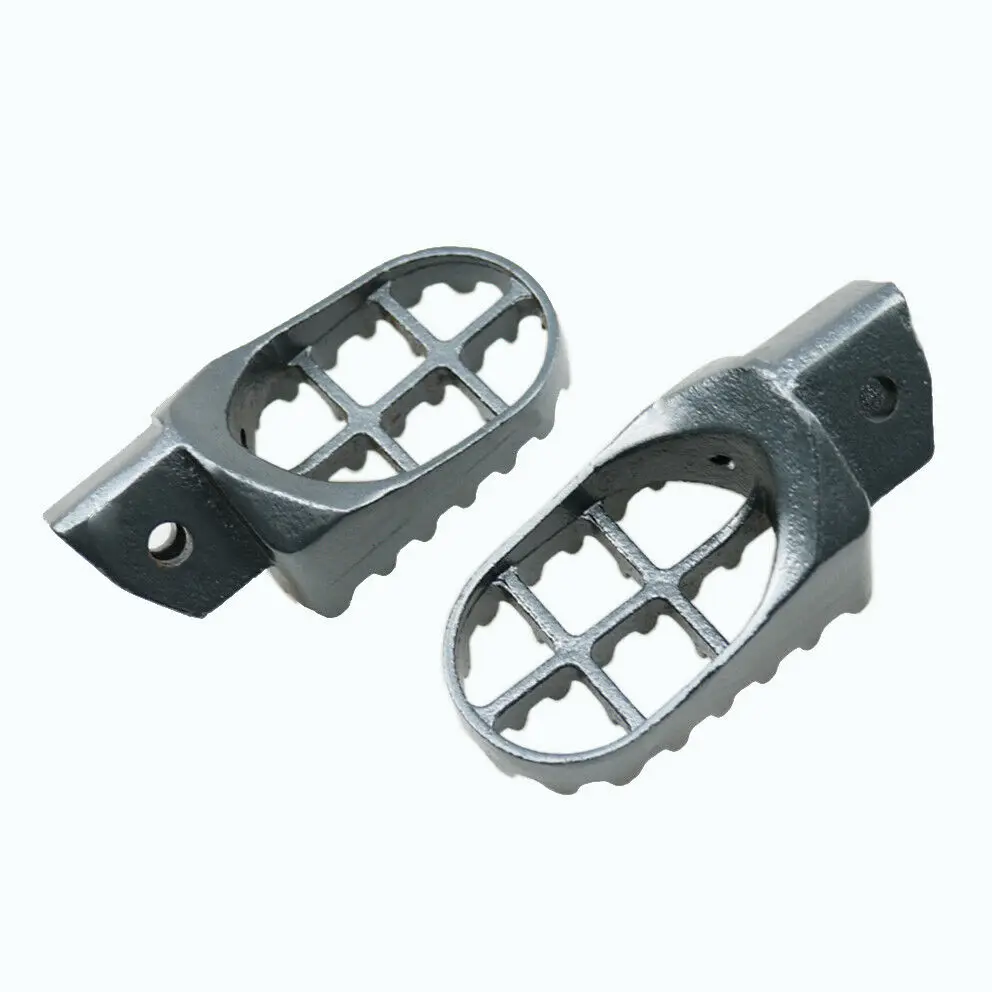 Серые велосипедные спортивные стальные подножки для Suzuki RM80 RM 80 Racing 1993