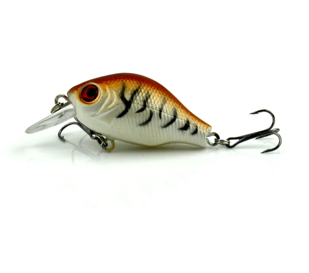 

5PCS Hard Artificial Lifelike Crankbait Wobblers Fishing Lures Bait Swimbait 5.5CM 8G
