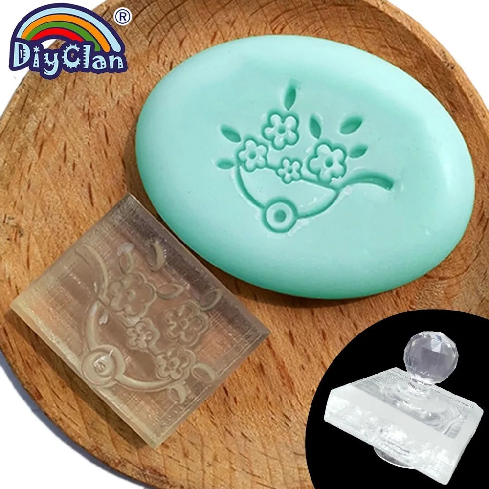 Несколько стилей цветов Акриловые DIY каучуковые шапки Ручная работа каучук мыло