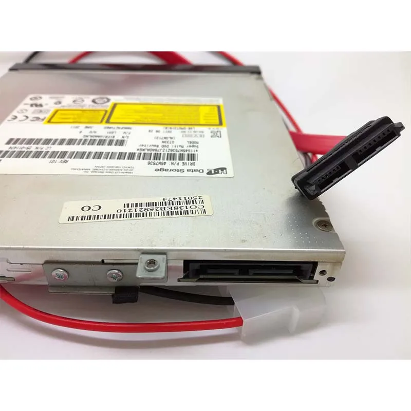 Кабель SATA 7 + 6 Pin Slimline для тонкого ноутбука DVD CD RW кабель питания ПК простая