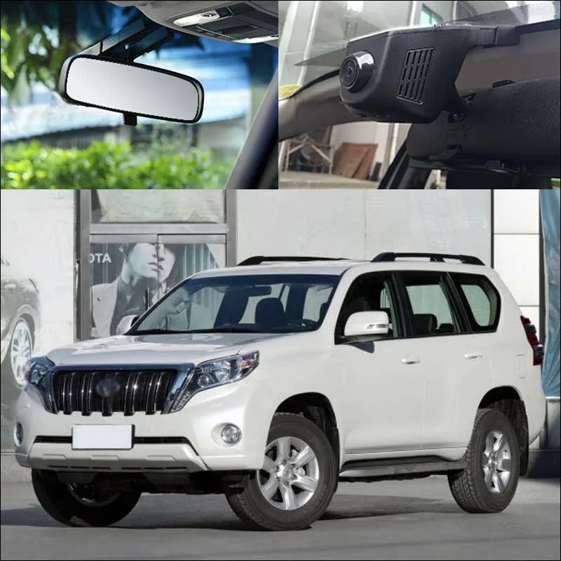 BigBigRoad для Land Cruiser Prado LC 150 LC150 2700 5700 Hilux автомобильный Wifi DVR видеорегистратор FHD 1080P