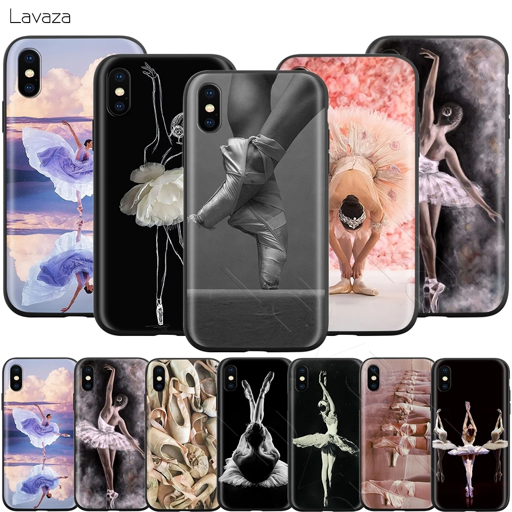 Lavaza Ballet Dance Girl Ballerina Slippers Case for iPhone 11 Pro XS Max XR X 8 7 6 6S Plus 5 5s se |