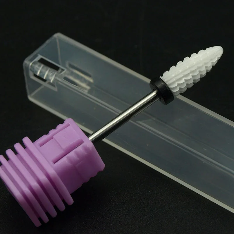 EasyNail~ 1 шт. Pro. 3/32 ''керамический сверло для ногтей пуля пилочка для ногтей инструменты для дизайна ногтей Очиститель для ногтей