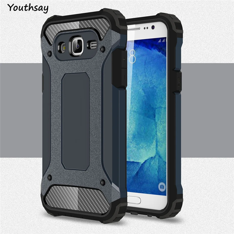 For Samsung Galaxy J5 Case Shockproof Armor Silicone Hatd PC Cover J500 Youthsay |