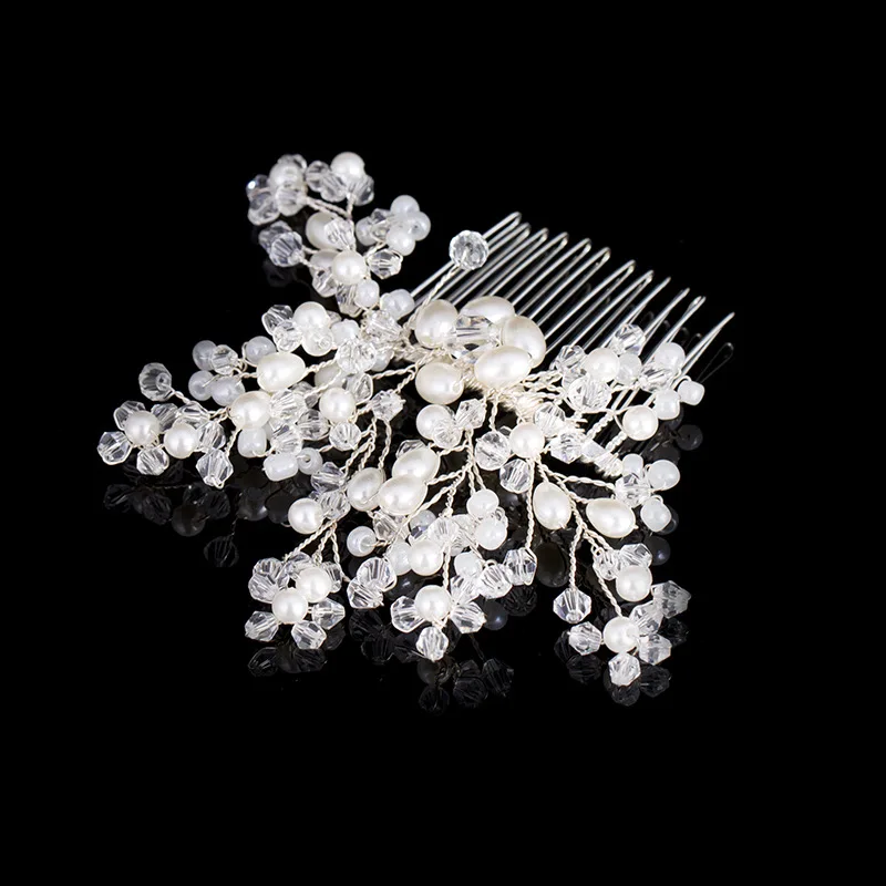 Бесплатная доставка руководство жемчуг невесты головной убор заколка форма