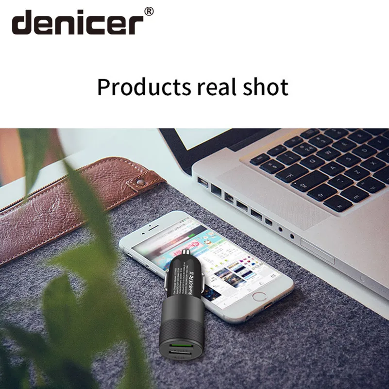 Denicer 12 В/24 В автомобильный прикуриватель зарядное устройство мини USB с