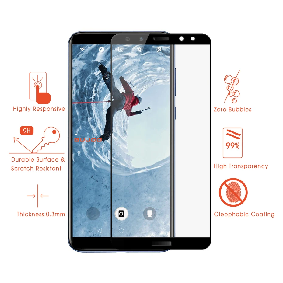 2 шт./упаковка закаленное стекло для Huawei Mate 10 Lite Nova 2i Honor 9i 2.5D 0 3 мм 9H|glass for huawei|screen