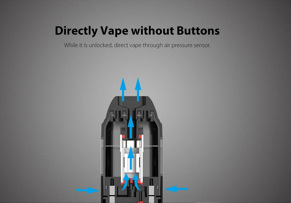 Uwell calibren мод VAPE Pod с 8 шт/2 Упаковка картридж 2 мл встроенный аккумулятор 520 мАч Vape танк распылитель электронная сигарета