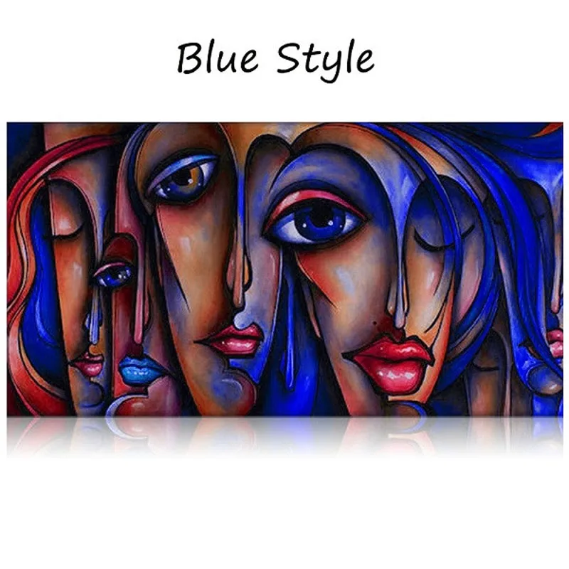 Чистая ручная роспись маслом на холсте люди секс девушка большие глаза настенное