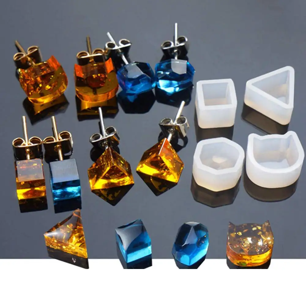 Уникальная силиконовая форма для сережек 16 шт. квадратной формы украшения тортов