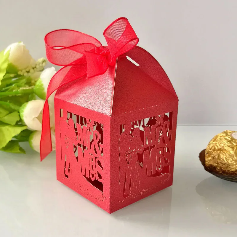 Свадебная коробочка для сладостей картонные подарочные коробки торта конфет