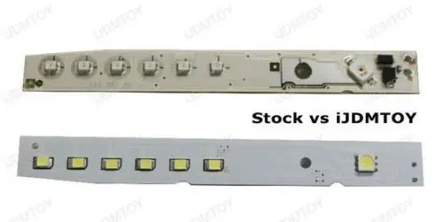 Автомобильный 2835 SMD ксеноновый Белый светодиодный модуль для бровей век