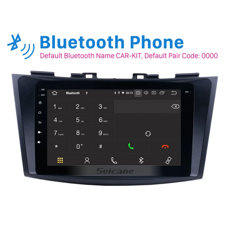 Seicane Android 9 0 дюймов автомобильное радио для 2011 2012 2013 Suzuki Ertiga Swift GPS мультимедийный