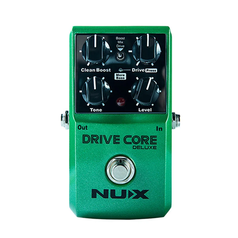 

NUX Drive Core Deluxe Guitar Pedal Electric Effect Pedal Mixture of Overdrive Blends Clean Boost Performance Guitar Accessories