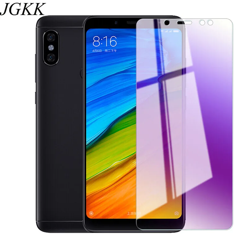 Закаленное стекло JGKK для Xiaomi Redmi Note 6 Pro 5 защита экрана от синего цвета 5A 4X 4 3 2