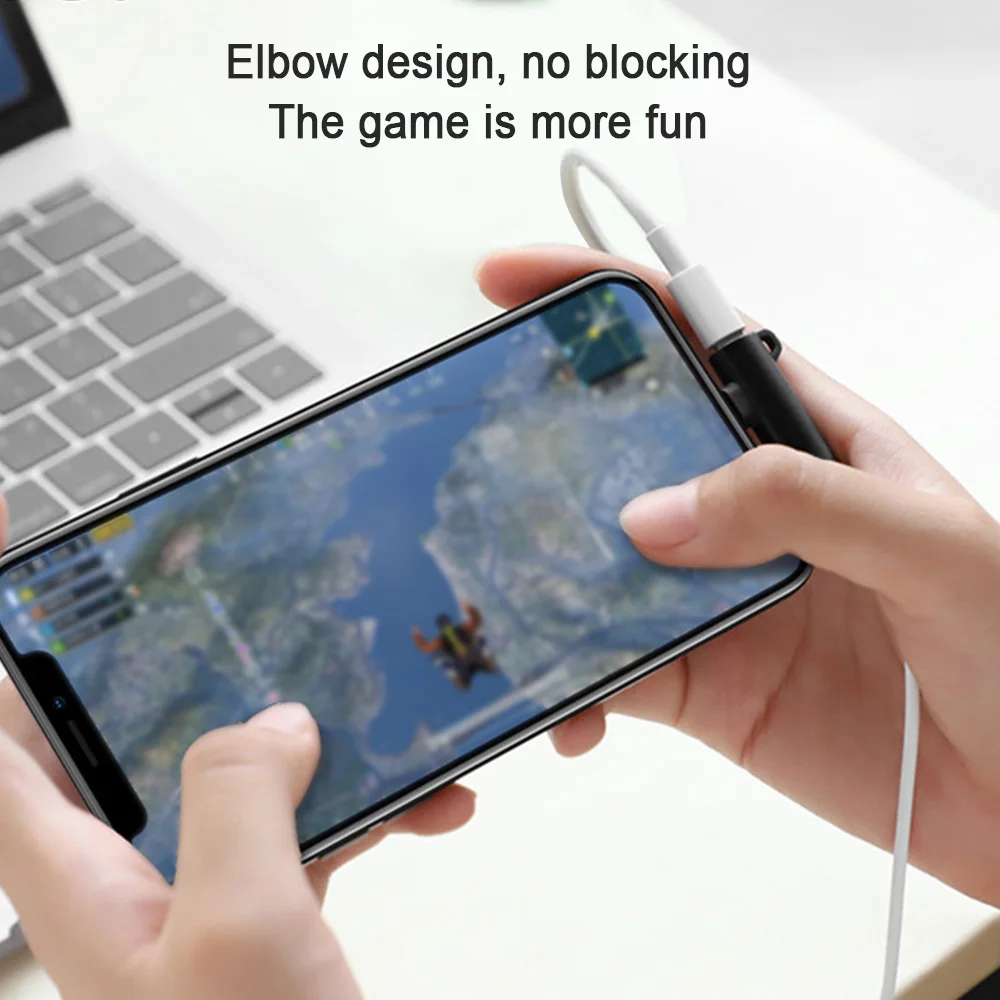 3 5 мм разъем для наушников освещение адаптер iphone 8 Plus X XS XR MAX Mini 2 в 1 зарядки