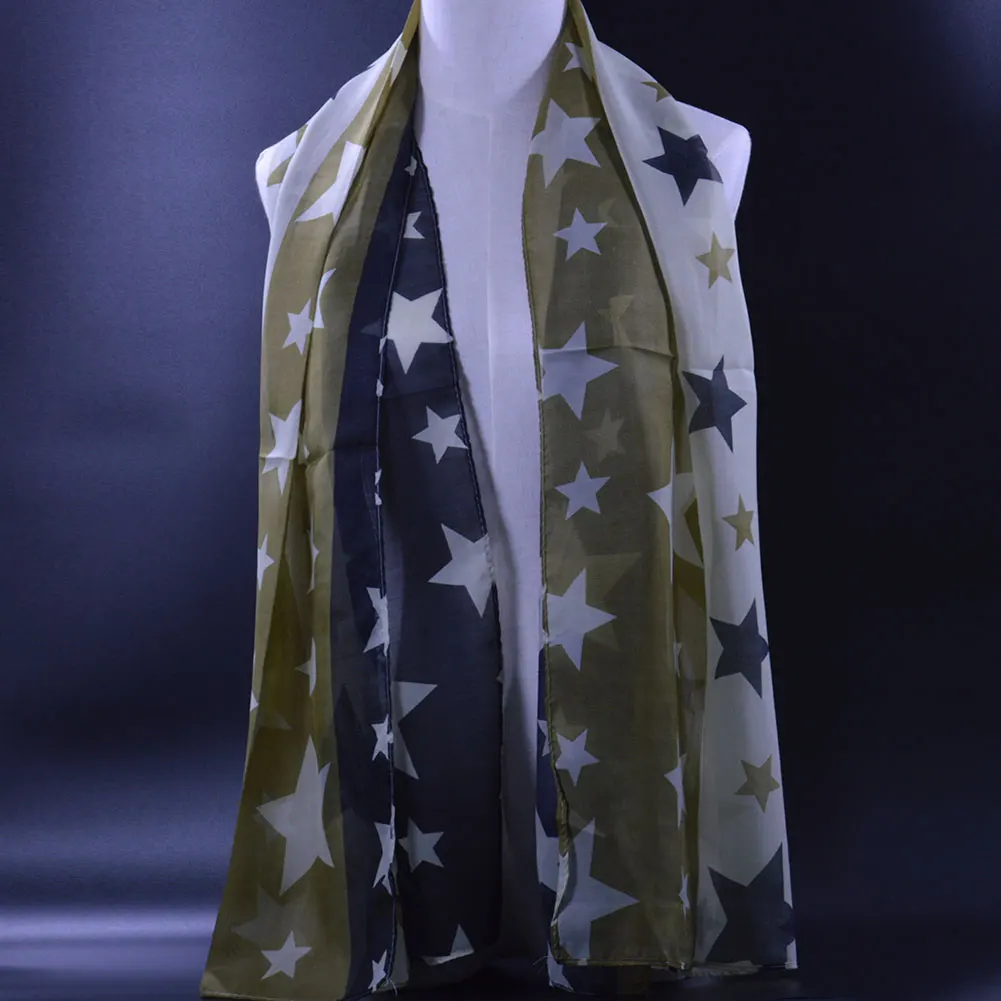 Шарф SOKUXILE с принтом блестящих звезд 2018|scarf snood|star print scarfprinted scarf |