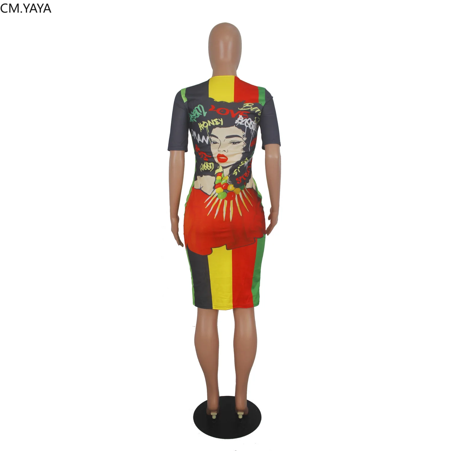 2019 женское летнее платье с надписью круглым вырезом длиной до колена миди