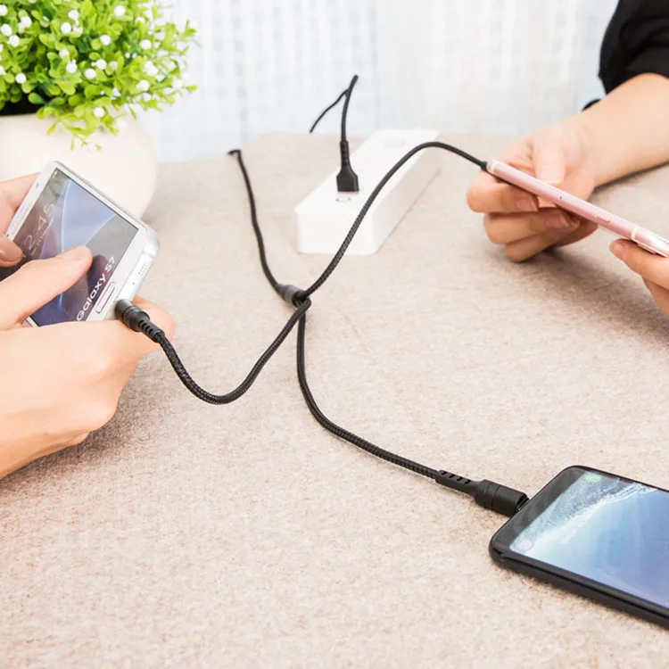5A супер зарядка 3 в 1 быстрое зарядное устройство USB кабель провод usb type C кабель для huawei mate 20 P20 для iPhone samsung Xiaomi