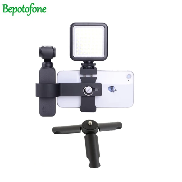 Синий Bephotofone Osmo карманные аксессуары для мобильных телефонов держатель крепление набор неподвижная фигура кронштейн для Dji Osmo карманные камеры - Цвет: Синий