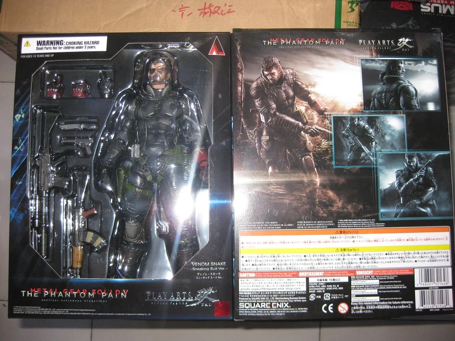 Экшн фигурка Play Arts KAI металлическая Экипировка твердый V The Phantom Pain Iroquois Pliskin старая