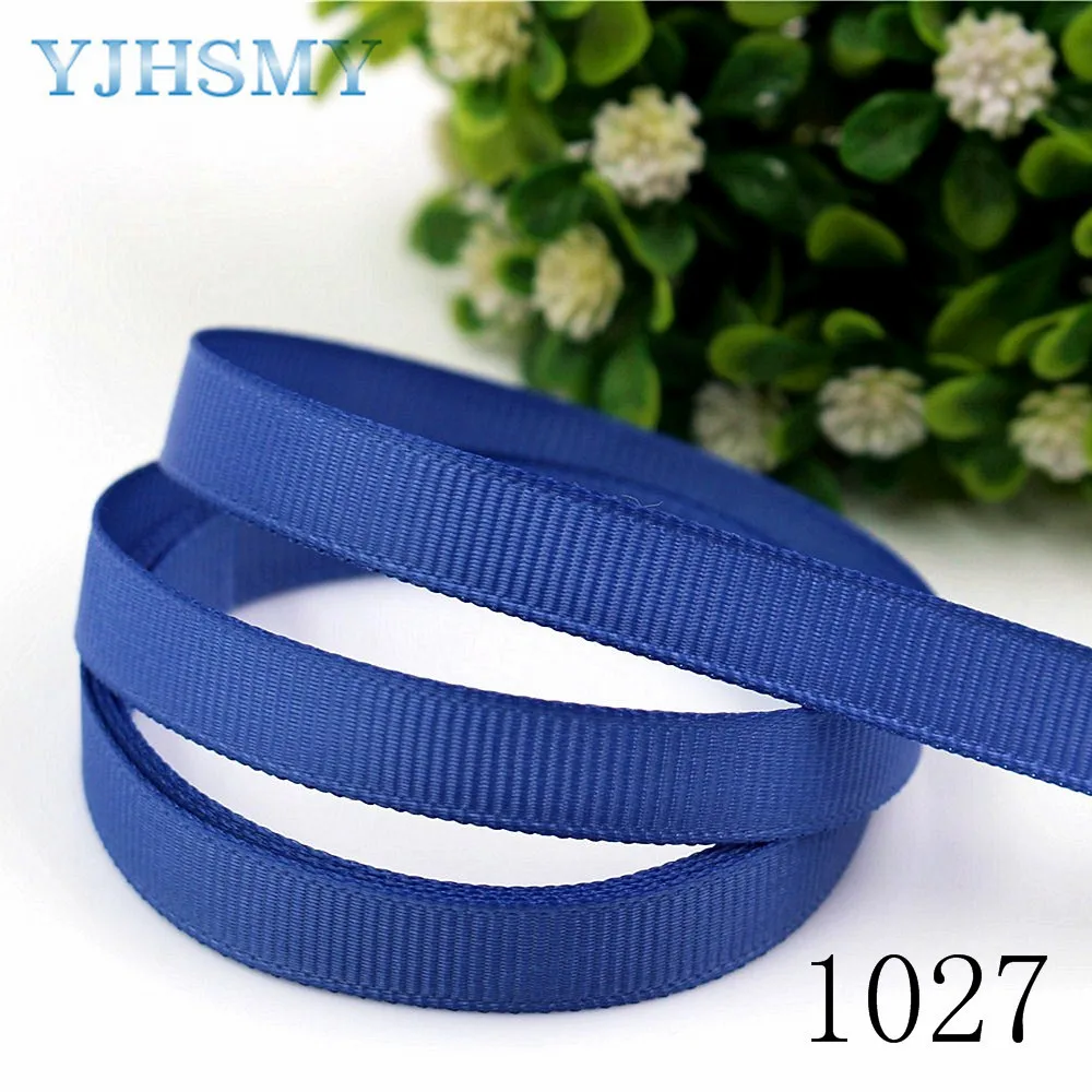 YJHSMY 177172 10 мм ярдов однотонные ленты термопечать grosgrain Свадебные аксессуары DIY