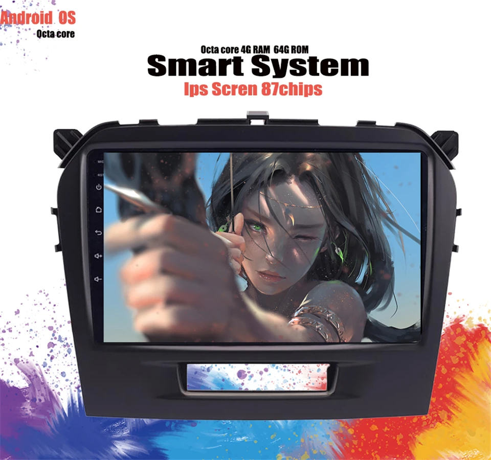 Android 10 0 автомобильный DVD 8 ядер 6 ГБ ОЗУ 128 Гб ПЗУ экран мультимедийный плеер для SUZUKI