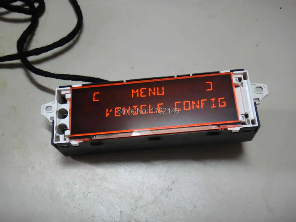 Оригинальный Автомобильный экран с поддержкой USB Красный дисплей для Peugeot 307/408