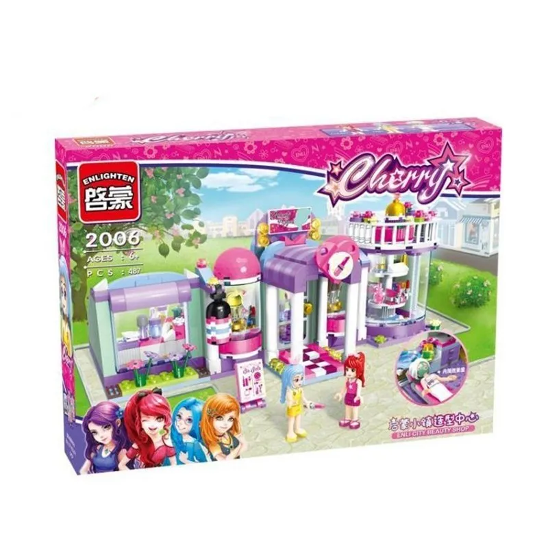 ENLIGHTEN 2005/2006 beauty Fashion Shop строительные блоки кубики принцесса Обучающие девочки