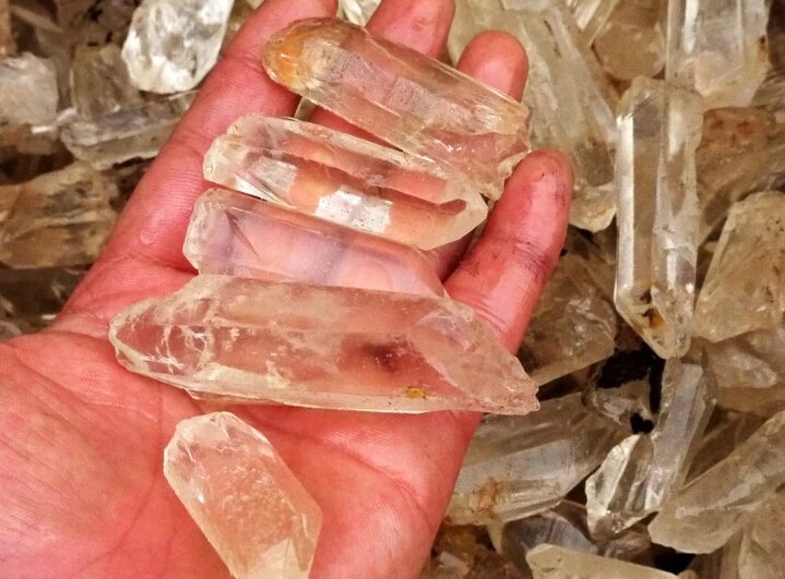 50 г натуральный кварцевый кристалл образец жезла точка заживления|crystal