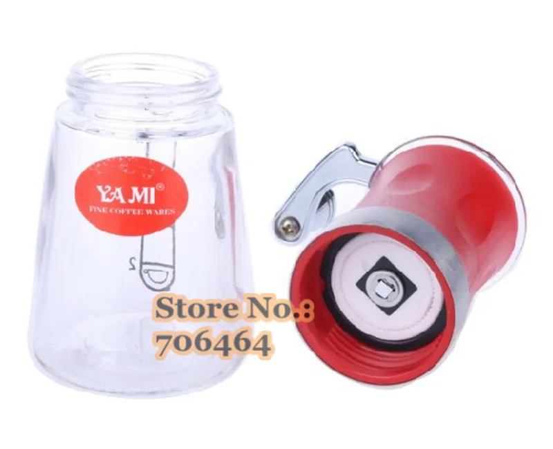 1 шт. портативная моющаяся керамическая измельчитель ядер ручная кофемолка с