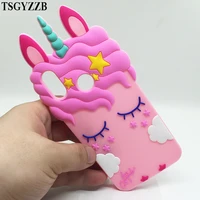 cute 3d unicorn silicone back cover for huawei p20lite p30 pro mate 20 lite p8 p9 lite 2017 y5 prime 2018 y6 2019 phone case bag