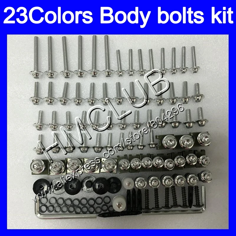 Полный Обтекатель Болты комплект для SUZUKI GSXR1300 Hayabusa GSXR 1300 1996 1997 1998 1999 2000 2001 2007