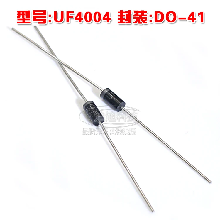 Новый флуоресцентный выход UF4004 DO-41 400 В 1A 4004 do-41 | Электроника