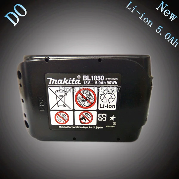3PCS 5000mAh New Rechargeable Lithium Ion Power Tool Battery Replacement for Makita 18V BL1830 BL1840 LXT400 194205-3 194230-4 |