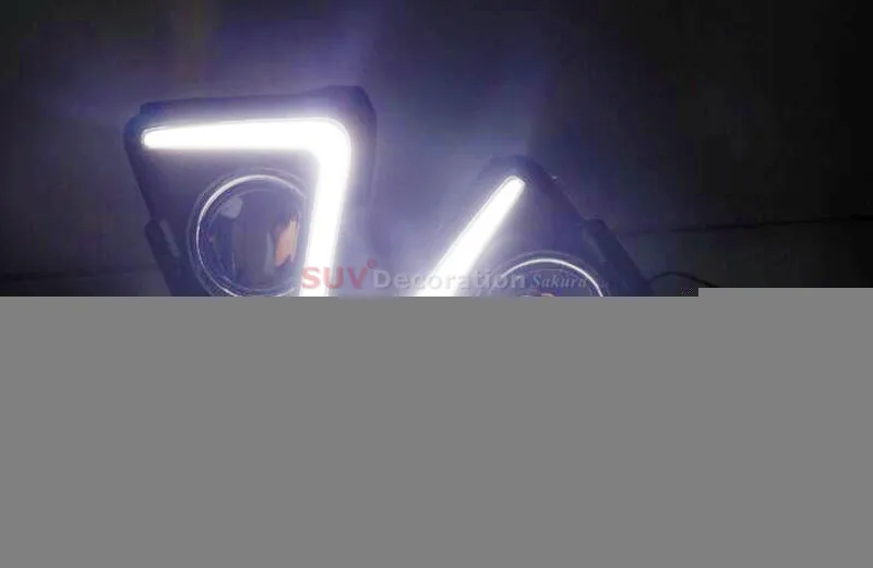

For Toyota RAV4 2016 2017 2018 Exterior LED Daytime Running Lights Day Fog light Lamp 2pcs