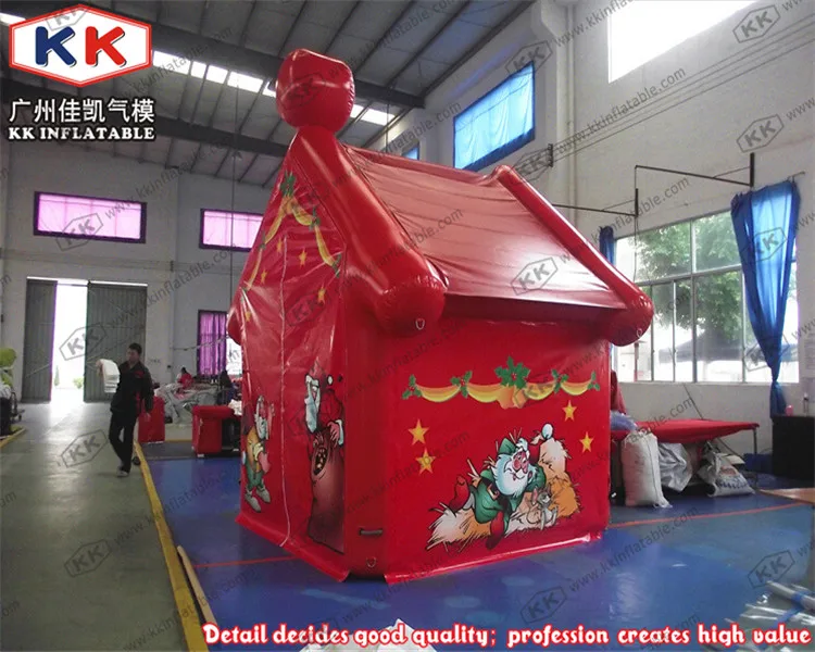 Рождественский домик из ПВХ Надувное оборудование для фестиваля 4 м|inflatable equipment|pvc