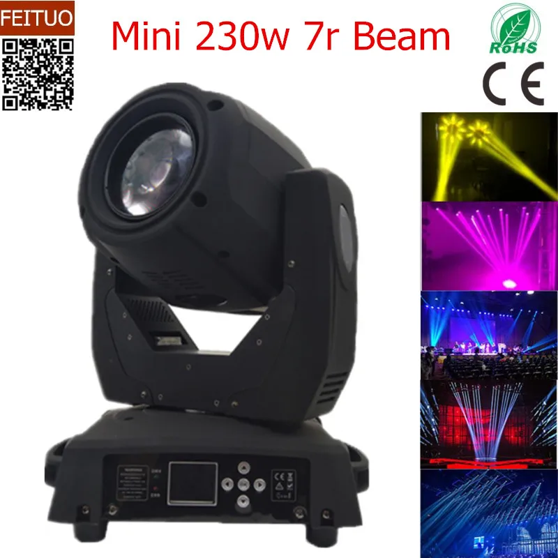 4 шт/лот Sharpy Beam 7r 230 Вт мини движущийся головной свет глина Paky сценическое праздничное освещение эффекты Lumiere светодиодный спот для дискотеки Вечерние