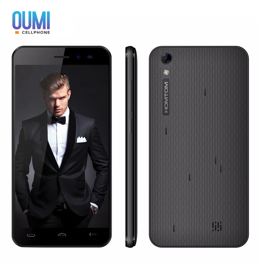 HOMTOM HT16 смартфон 5 0 дюйма экран HD MT6580 4 ядра Android 6 1 GB + 8 3000 mAh 8MP Камера разблокировка