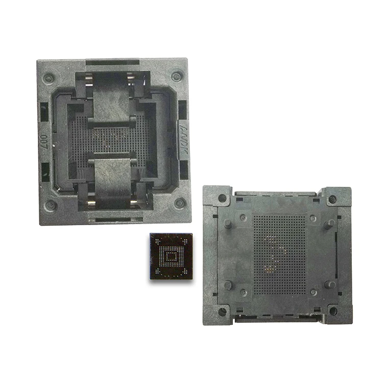 KZT розетка MMC153 169 IC тестовая Размер 11 5*13 мм Шаг 0 5 BGA153 BGA169 Открытый верх через