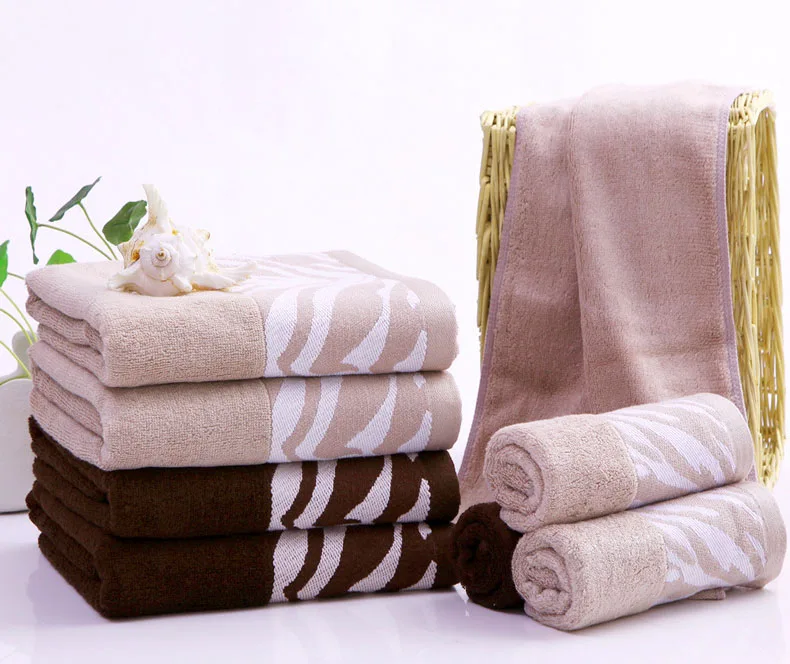 Высококачественное бамбуковое чистое хлопковое банное полотенце для лица