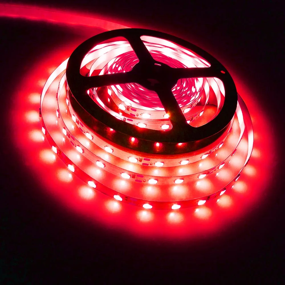 500 см 5630 5730 Светодиодная лента с DC conector Легкая установка гибкий свет SMD чип 60led/m