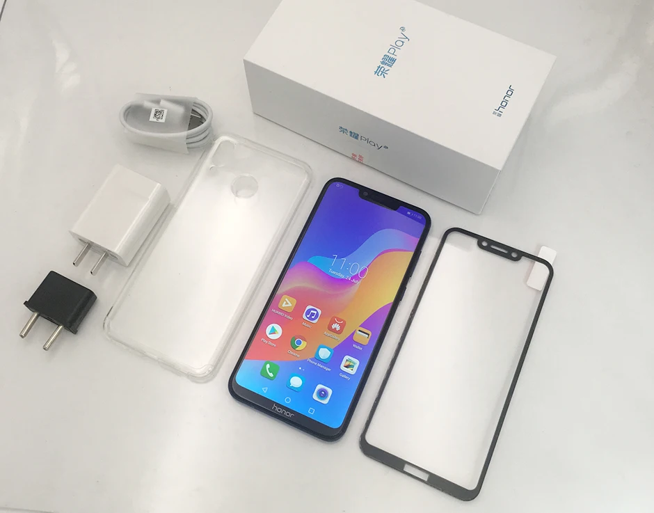 Honor Play, 4G, 64G, 6,3 дюймов, Восьмиядерный, поддержка OTA, обновление игры, телефон, отпечаток пальца, распознавание лица, двойная камера заднего вида, 3750 мАч