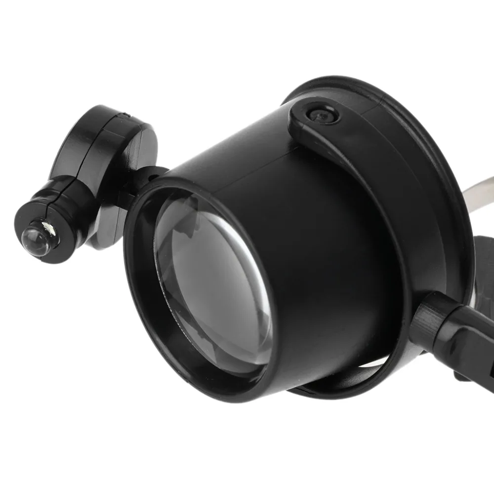 Практичная 10X светодиодный ная лупа для рук ювелирные изделия ремонт часов