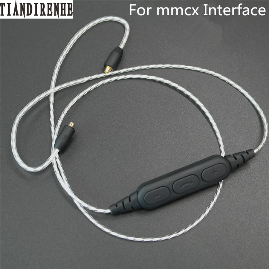 Tiandirenhe 6N монокристалл меди покрытием серебряной проволоки MMCX Bluetooth адаптер Спорт