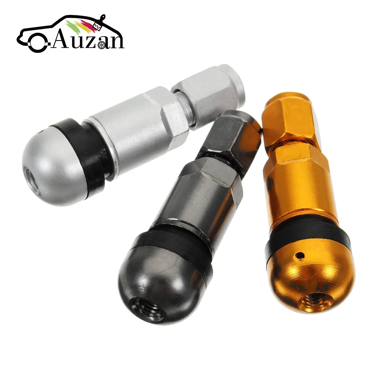 Универсальный бескамерный клапан для автомобильных и мотоциклетных шин 4