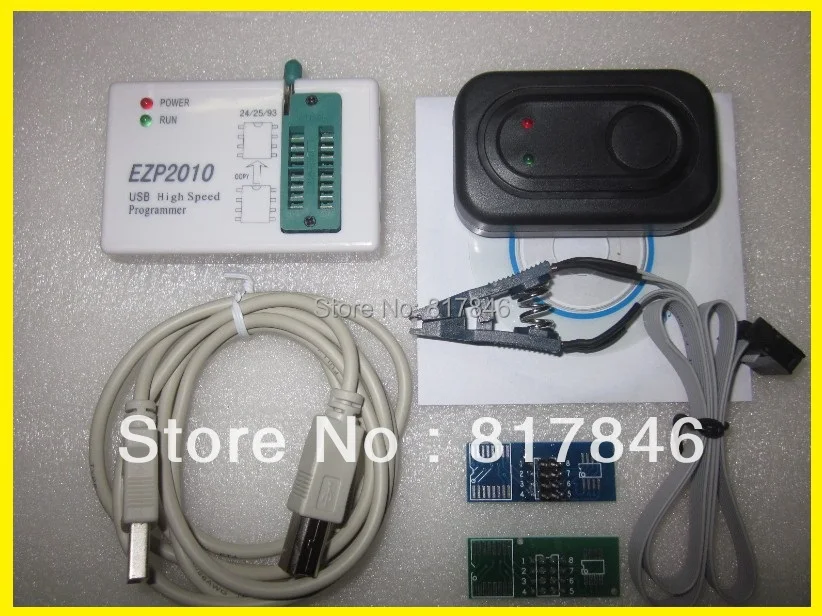 Высокоскоростной USB программатор серии 24 25 93 2010 интерьерный SPI EEPROM flash bios + зажим