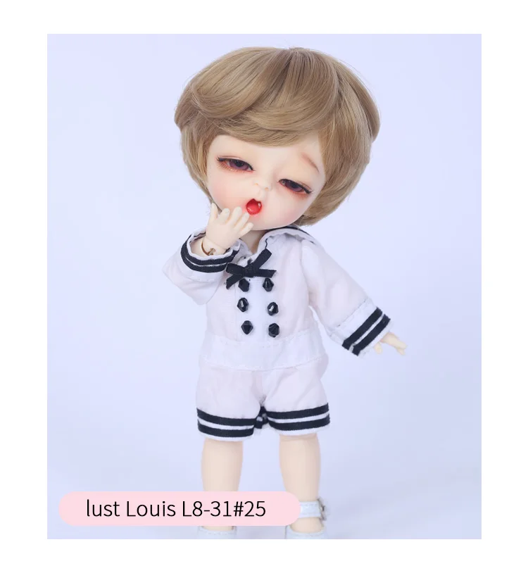 Парик для куклы BJD L8#31,, размер 9 см, 1/8, высокотемпературный парик, длинные волосы, куклы bjd sd, парики для красоты, Детские волосы